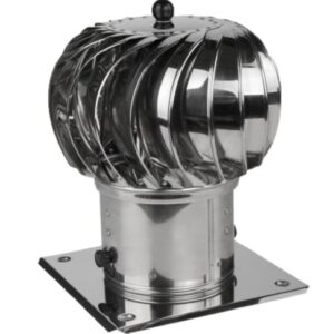 Nasada kominowa kulista 150 z podstawą 250x250mm kwasoodporna