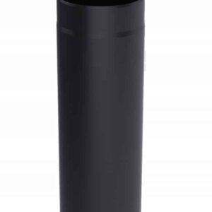 Rura do odprowadzania spalin fi 120 żaroodporna L= 0,5m gr.2mm czarna
