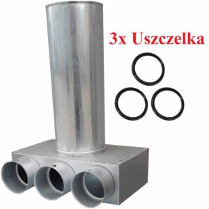 Skrzynka rozprężna 3x75 /125 z uszczelkami