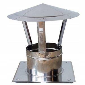 Daszek fi 160 z podstawą inox