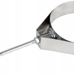 Obejma z kołkiem fi 200 inox wzmocniona