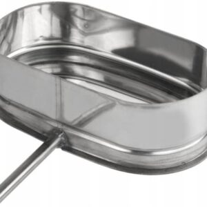 ODSKRAPLACZ Z WYJŚCIEM BOCZNYM 100x200 OWAL ŻAR 1,0mm